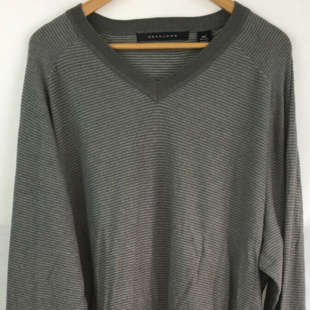 Grey Sean John Sweater Size 4XLT